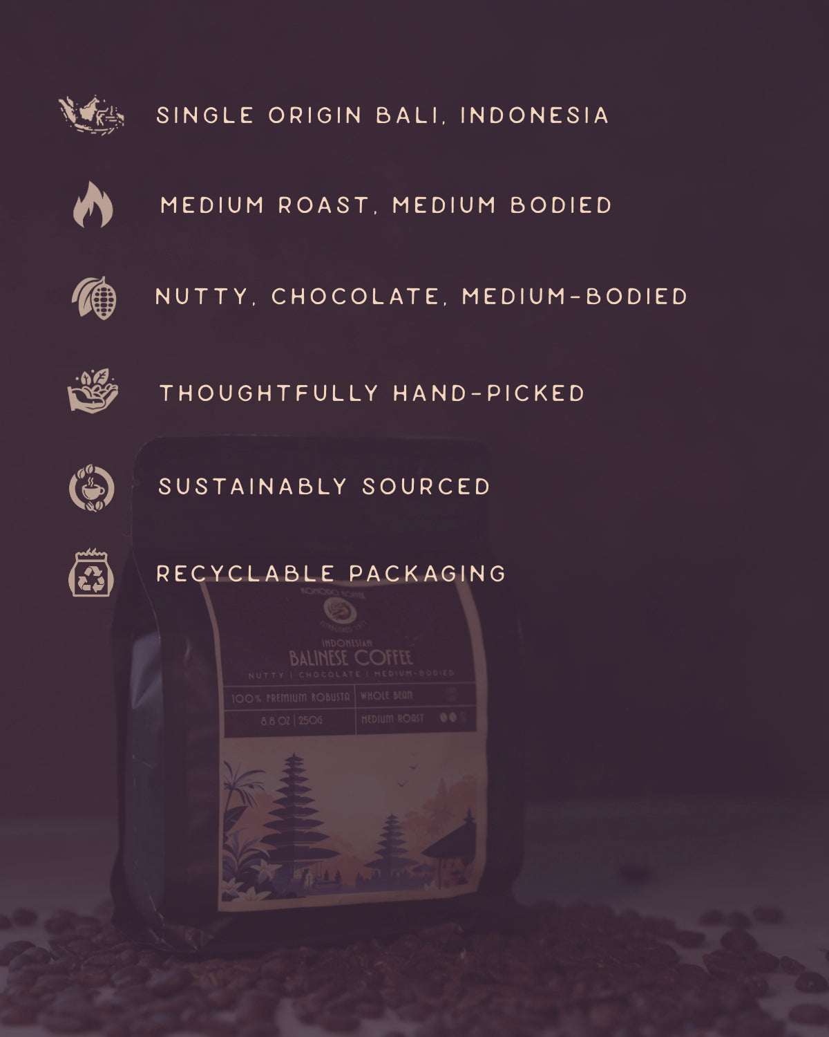 Bali Specialty Whole Bean Coffee